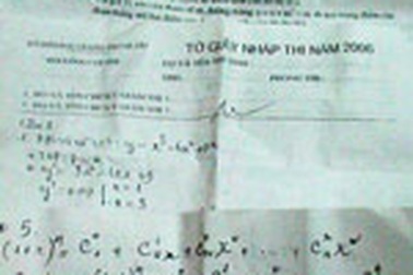 Hà Tây: Tuồn đề và lời giải bằng vỏ bao thuốc lá