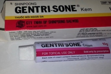 Cục Quản lý dược hướng dẫn phân biệt thuốc bôi da Shinpoong Gentri-sone thật và nghi ngờ giả