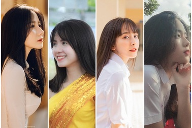 Dọc miền Nam Bắc ngắm những nữ sinh sở hữu góc nghiêng hoàn mỹ