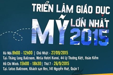 Cấp hàng trăm suất học bổng tại Triển lãm Du học Mỹ lớn nhất 2015