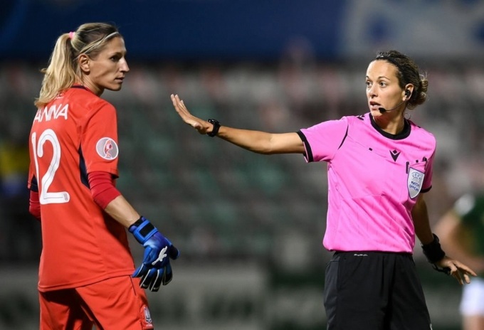 Trọng tài Ivana Martinčić. (Ảnh: Getty)