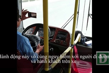 Xe bus chạy ẩu là nỗi ám ảnh của người tham gia giao thông