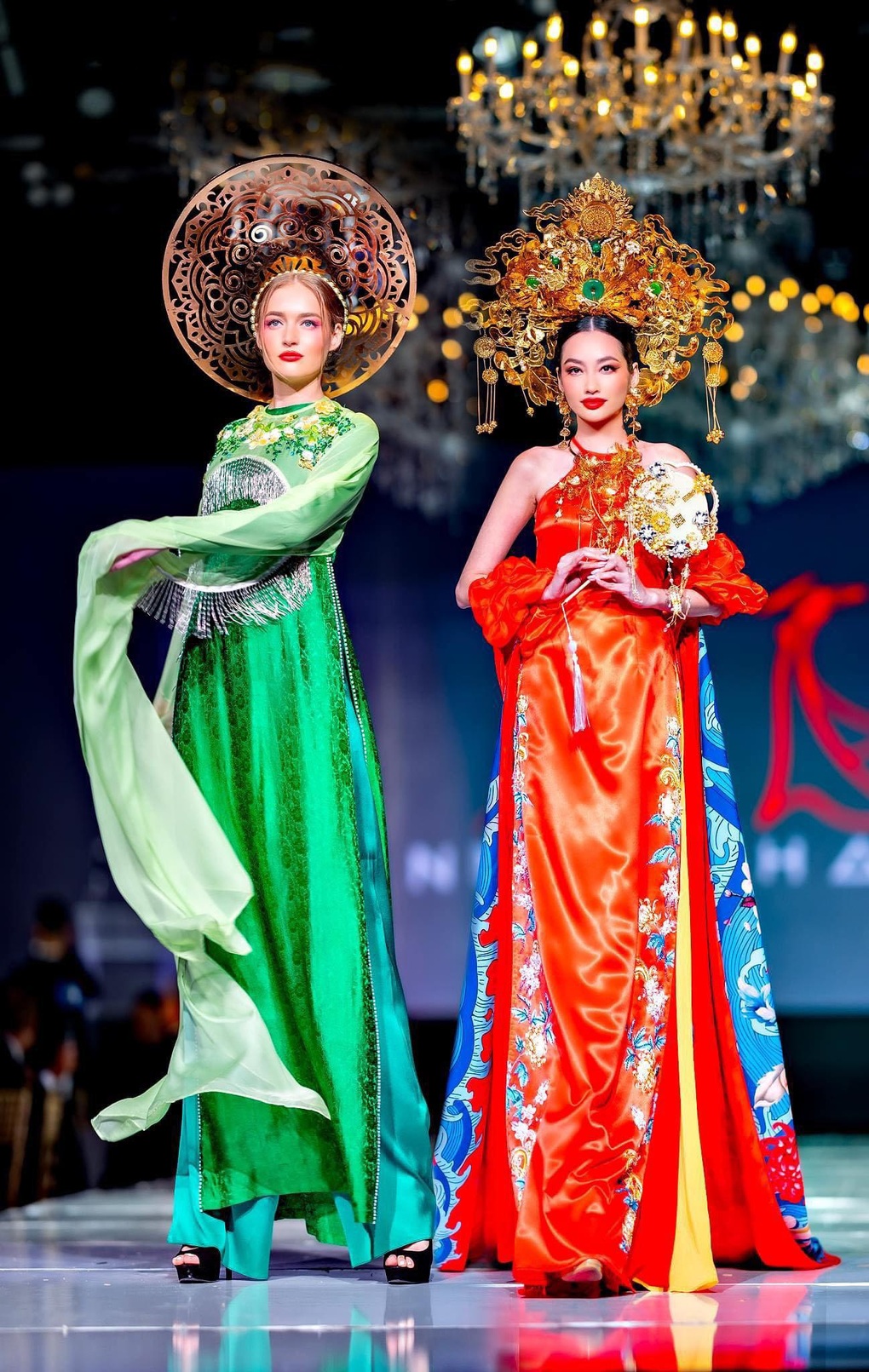 Ngọc Quyên, Trúc Diễm lộng lẫy trong bộ sưu tập tôn vinh văn hóa Á Đông - 2 Ngọc Quyên, Trúc Diễm lộng lẫy trong bộ sưu tập tôn vinh văn hóa Á Đông - 2