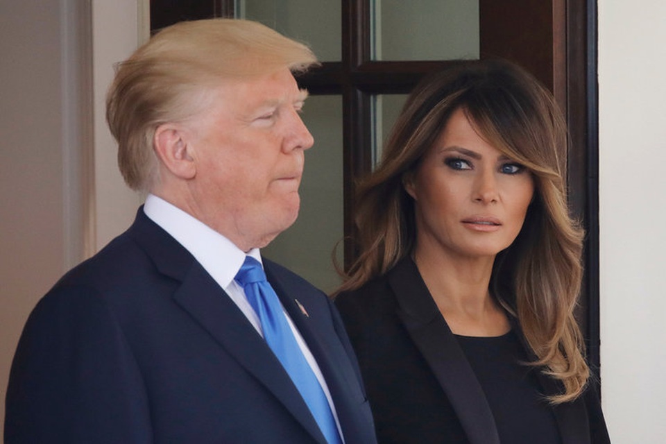 Phản ứng của Đệ nhất phu nhân Mỹ khi nghe tin đồn ông Trump bị đau tim - 1 Phản ứng của Đệ nhất phu nhân Mỹ khi nghe tin đồn ông Trump bị đau tim - 1