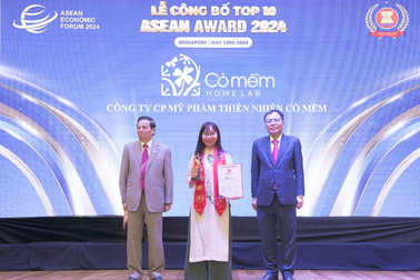 Cỏ Mềm nhận giải "Top 10 thương hiệu tiêu biểu ASEAN"