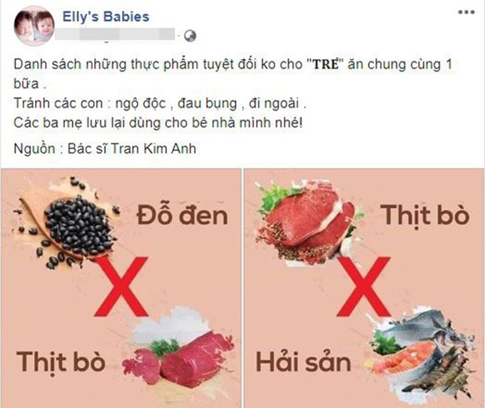 Những nhóm thực phẩm tuyệt đối không cho trẻ ăn chung cùng một bữa - Ảnh 1.