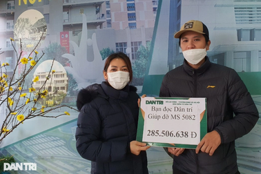 "Số tiền bạn đọc giúp đỡ là hy vọng, động lực cho gia đình em"