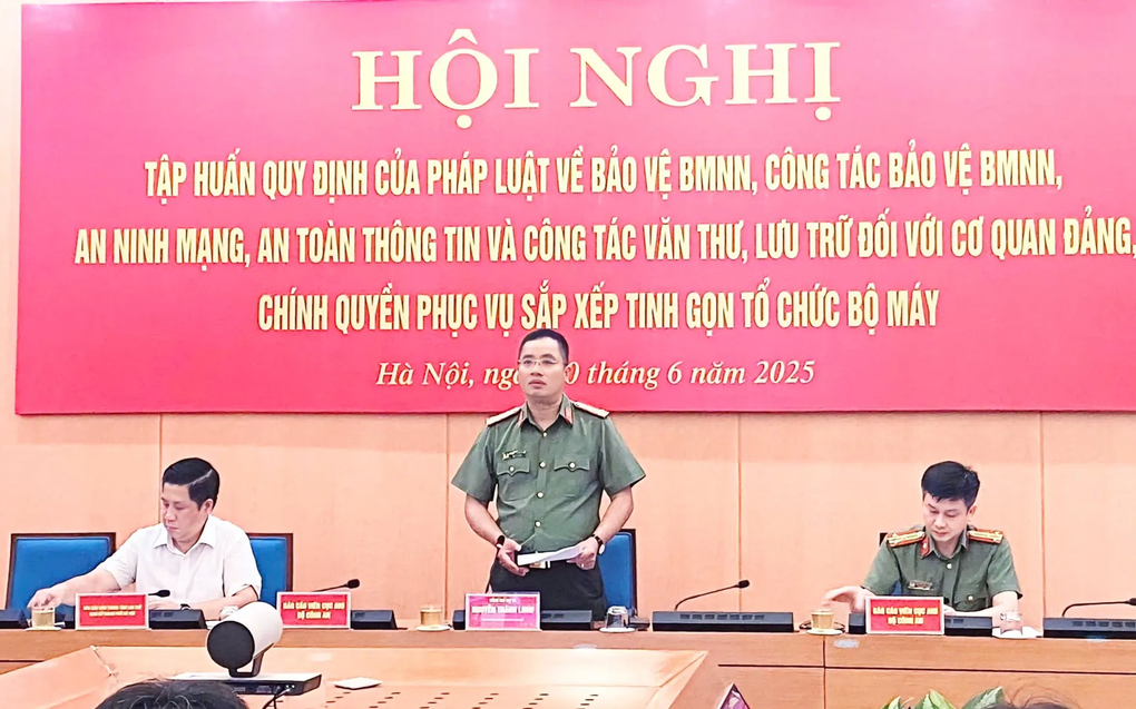 Tập huấn công tác bảo vệ bí mật nhà nước, an toàn thông tin - 1 Tập huấn công tác bảo vệ bí mật nhà nước, an toàn thông tin - 1