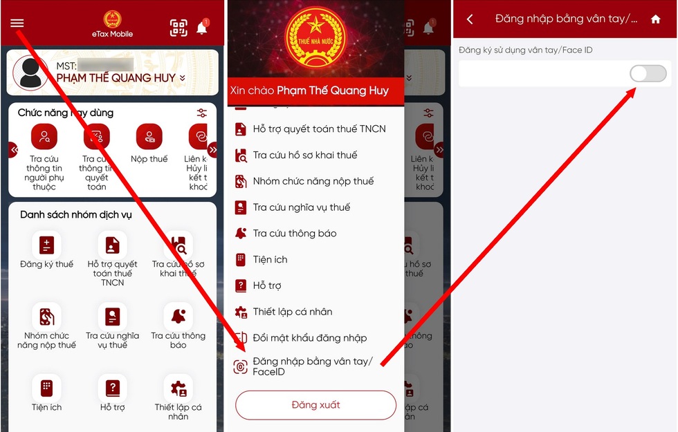 Cách đăng nhập nhanh vào các ứng dụng dịch vụ công không cần mật khẩu - 9 Cách đăng nhập nhanh vào các ứng dụng dịch vụ công không cần mật khẩu - 9
