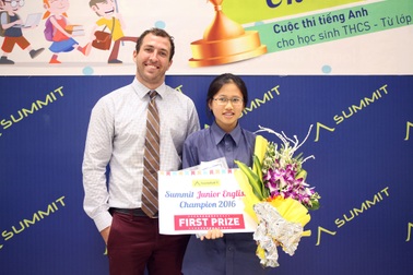 Trao giải Vô địch tiếng Anh cho học sinh THCS trên địa bàn Hà Nội