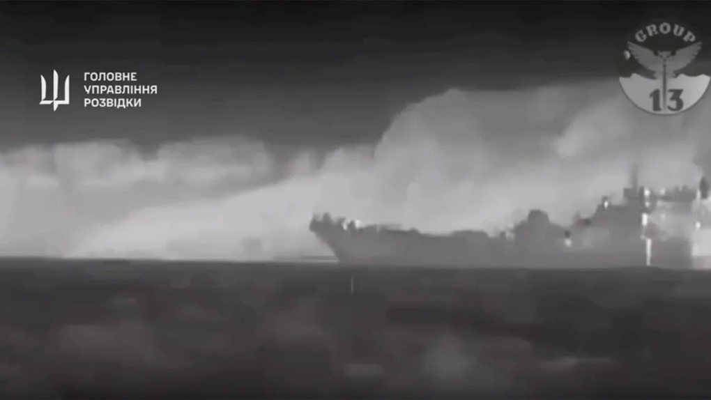 Ukraine tung chiến thuật vây ép, đánh chìm tàu chiến Nga trong đêm - 1 Ukraine tung chiến thuật vây ép, đánh chìm tàu chiến Nga trong đêm - 1