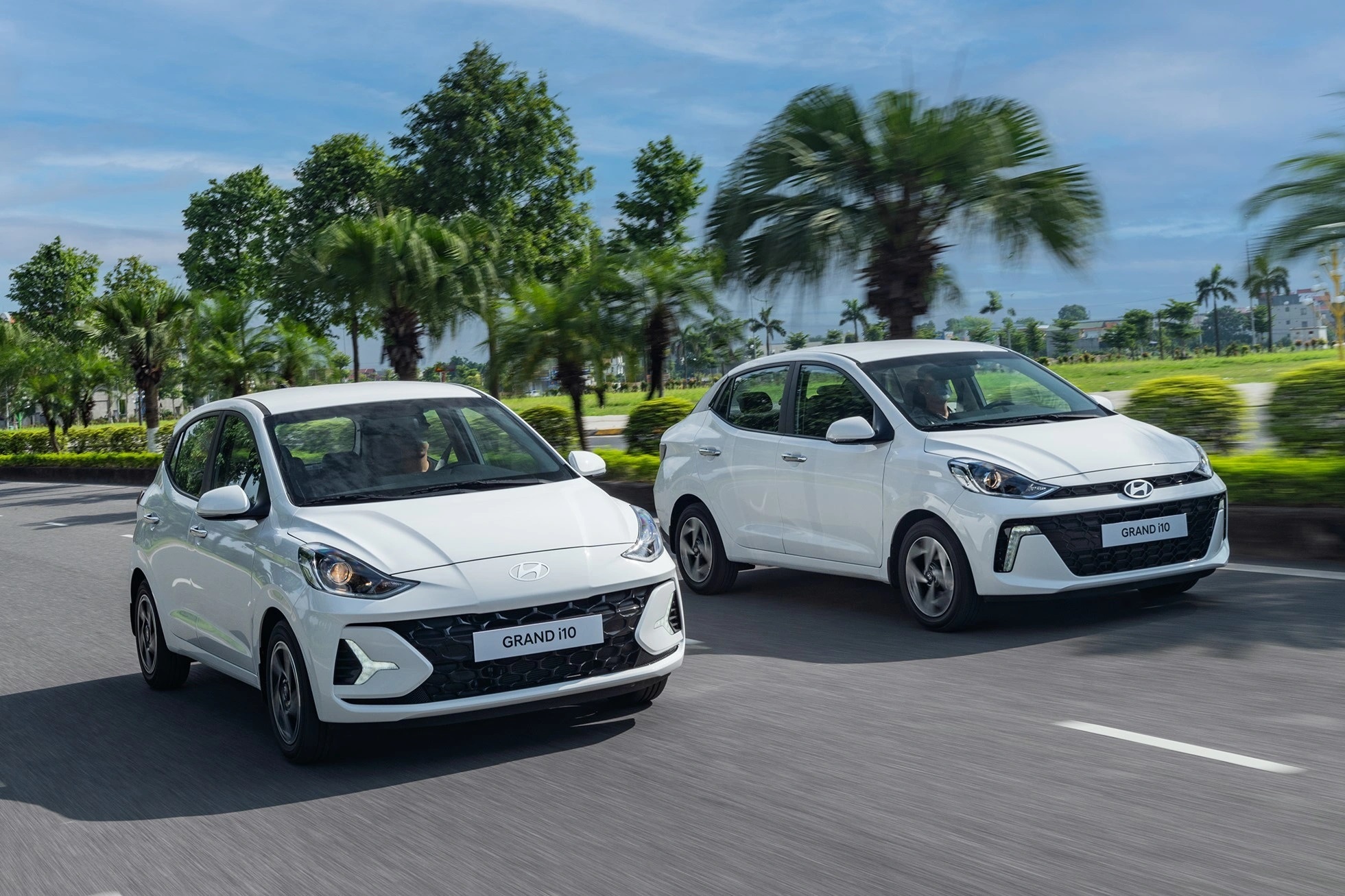 Hyundai Grand i10 2024 có giá niêm yết dao động 360-455 triệu đồng, cao hơn một chút so với Kia Morning nhưng có nhiều trang bị hơn (Ảnh: TC Motor).