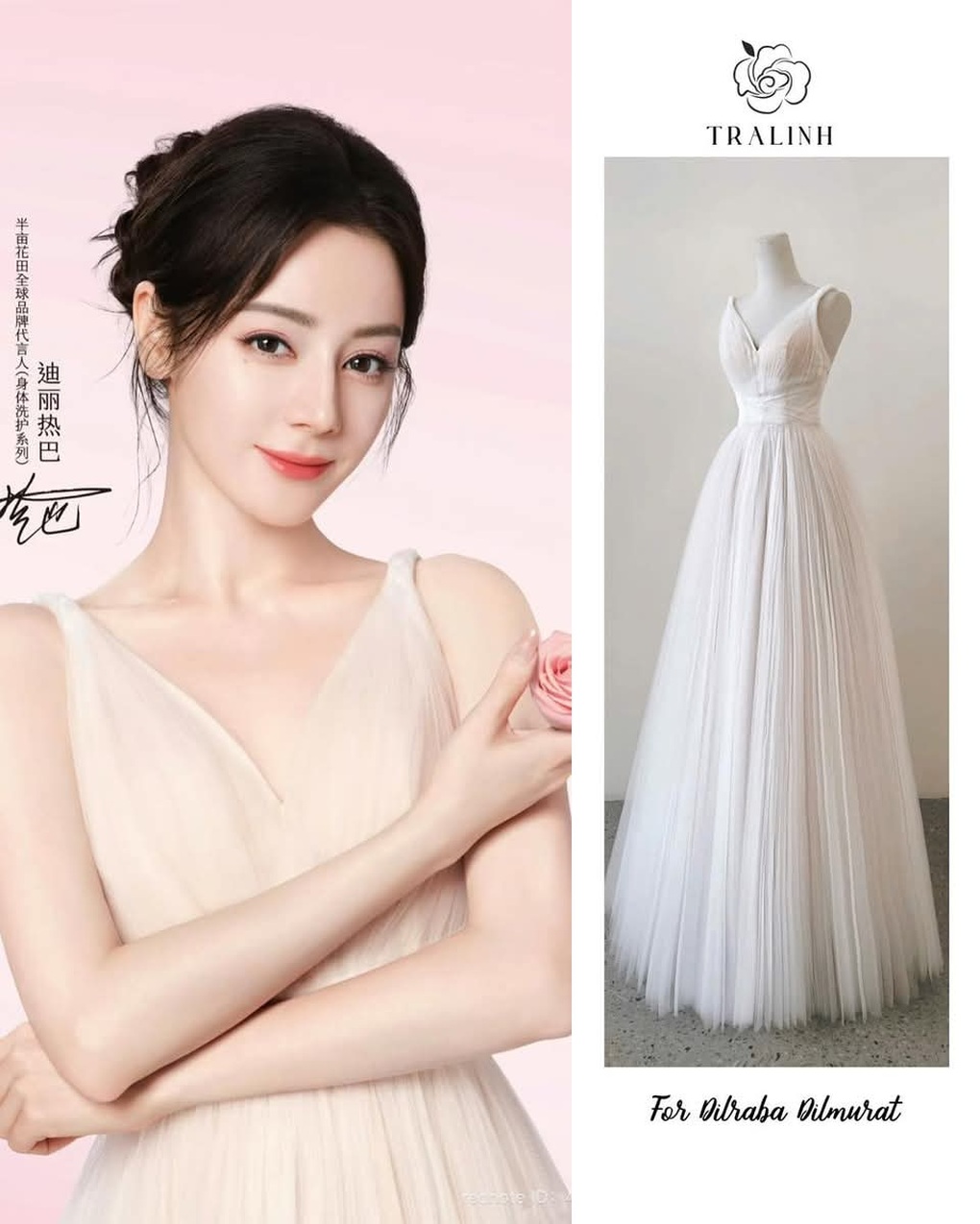 Mỹ nhân Tân Cương Địch Lệ Nhiệt Ba diện váy 750 USD của nhà mốt Việt - 3 Mỹ nhân Tân Cương Địch Lệ Nhiệt Ba diện váy 750 USD của nhà mốt Việt - 3