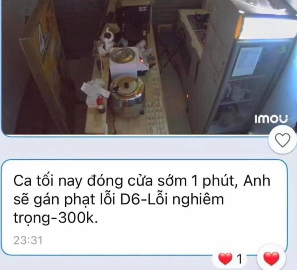 Tiệm trà sữa phạt nhân viên 300.000 đồng vì đóng cửa sớm... 1 phút - 1