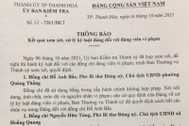 Loạt cán bộ lãnh đạo bị cách chức, khai trừ khỏi Đảng
