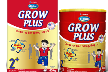 Dielac Grow Plus – Đặc chế cho trẻ suy dinh dưỡng thấp còi, giúp trẻ bắt kịp đà tăng trưởng