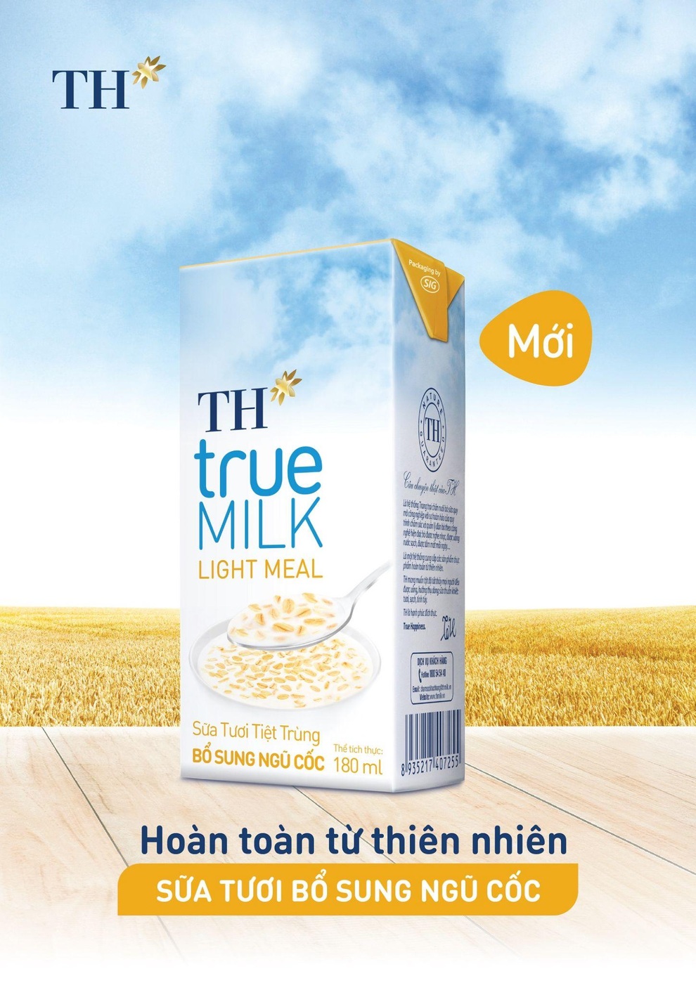 Bữa ăn nhẹ lành mạnh, tiện lợi với sữa tươi bổ sung ngũ cốc TH true MILK LIGHT MEAL - 2 Bữa ăn nhẹ lành mạnh, tiện lợi với sữa tươi bổ sung ngũ cốc TH true MILK LIGHT MEAL - 2