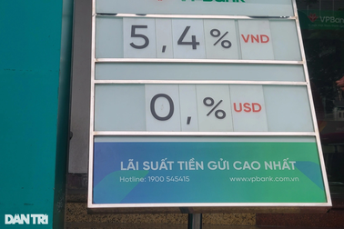 Hết thời ngân hàng treo biển lãi suất cao sát 10%/năm hút khách gửi tiền