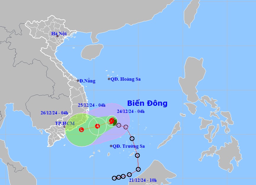 Bão Pabuk đổi hướng, có thể không chạm đất liền nước ta - 1