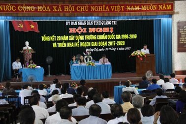 Quảng Trị: 20 năm, xây dựng 227 trường chuẩn Quốc gia
