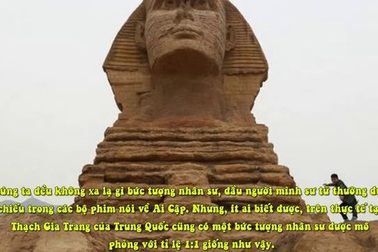 Trung Quốc tiếp tục gây tranh cãi với tượng Nhân sư và đền Parthenon nhái