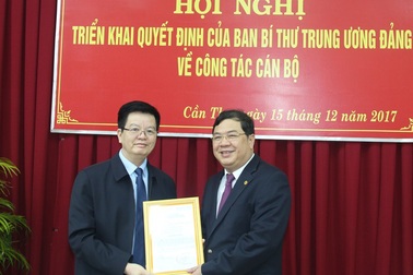 Phó Bí thư Cần Thơ làm Phó Trưởng Ban Nội chính Trung ương
