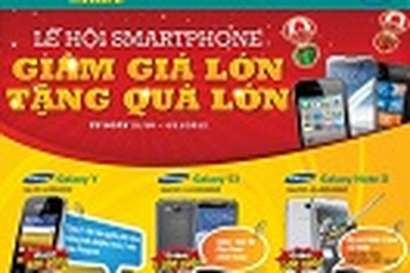 Lễ hội Smartphone giảm giá lớn tặng quà lớn tại Viettelstore