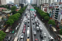 Ngày đầu nghỉ lễ, giao thông nội đô thông thoáng, Vành đai 3 ùn ứ