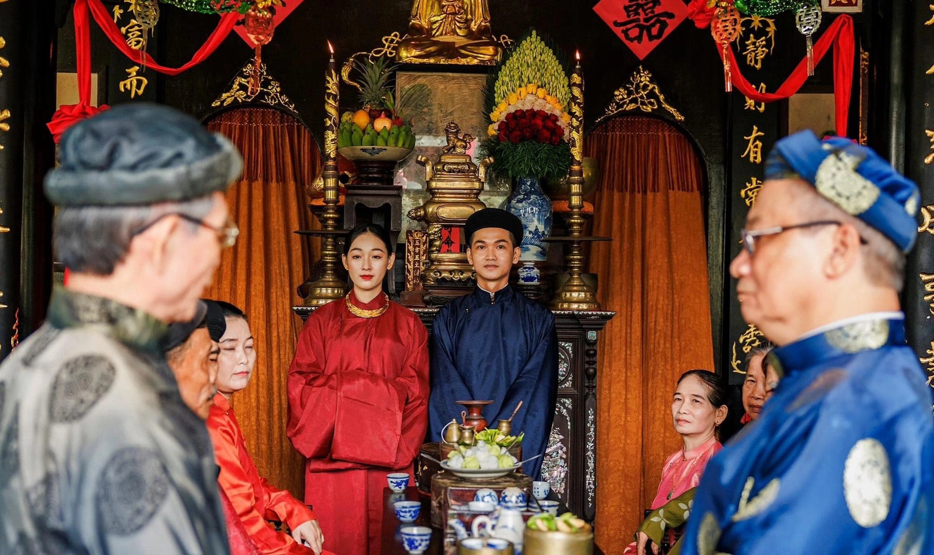 Đám cưới theo phong cách Nam Bộ xưa ở Bến Tre gây sốt - 16 Đám cưới theo phong cách Nam Bộ xưa ở Bến Tre gây sốt - 16