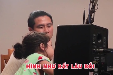 Con gái 4 tuổi trách Hồ Hoài Anh "Bố chẳng chịu chơi với con".