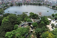 Toàn cảnh công viên nước giữa Thủ đô bị bỏ hoang suốt 13 năm