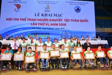 Đà Nẵng: Khai mạc Hội thi Thể thao người khuyết tật toàn quốc