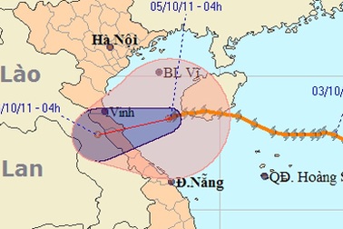 Bão số 6 suy yếu trước khi vào Việt Nam
