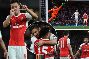 Vùi dập West Ham, Arsenal tìm lại niềm vui chiến thắng