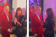 "Sao" phim "Người sắt" vui vẻ khi gặp bạn gái mới của chồng cũ