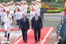 Tổng Bí thư chủ trì lễ đón cấp Nhà nước Bí thư Thứ nhất, Chủ tịch nước Cuba