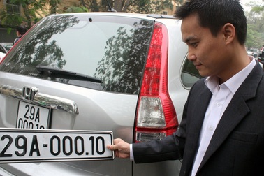 Thí điểm đấu giá biển số xe đẹp ở 5 thành phố lớn