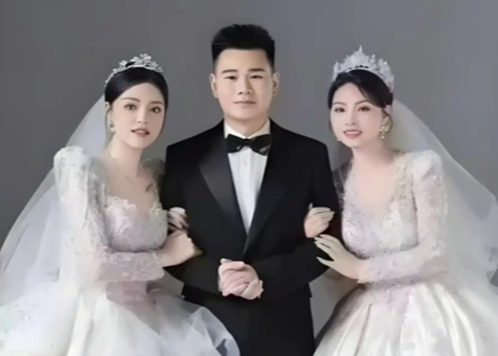 Sự thật đằng sau bức ảnh chàng trai cưới cùng lúc hai vợ gây xôn xao - 1 Sự thật đằng sau bức ảnh chàng trai cưới cùng lúc hai vợ gây xôn xao - 1