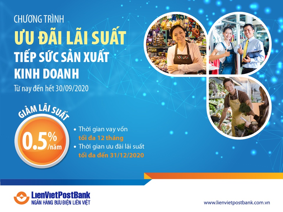 LienVietPostBank - Cùng cá nhân, hộ kinh doanh tiêu dùng vượt dịch - 1