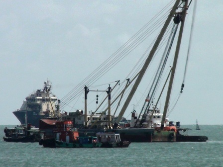 3 container của tàu Trường Hải Star vẫn "mất tích" trên biển