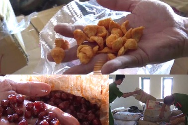 Phát hiện kho thực phẩm cho trẻ hết đát nhập từ Trung Quốc