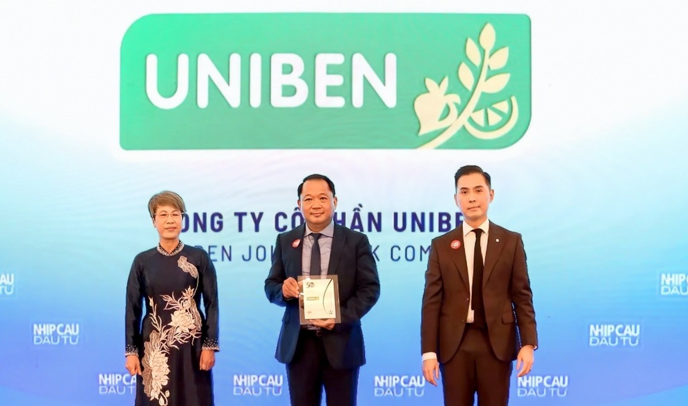 Uniben được vinh danh tại “Top 50 doanh nghiệp phát triển bền vững 2025” - 1 Uniben được vinh danh tại “Top 50 doanh nghiệp phát triển bền vững 2025” - 1