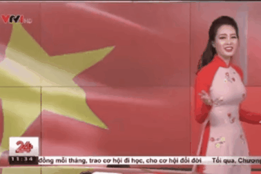 Sự cố ngã trên sóng VTV của BTV Thuỵ Vân, “bí mật” của BTV Hoài Anh