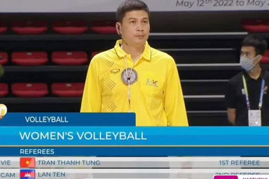 Khi giảng viên đại học làm trọng tài môn bóng chuyền SEA Games 31