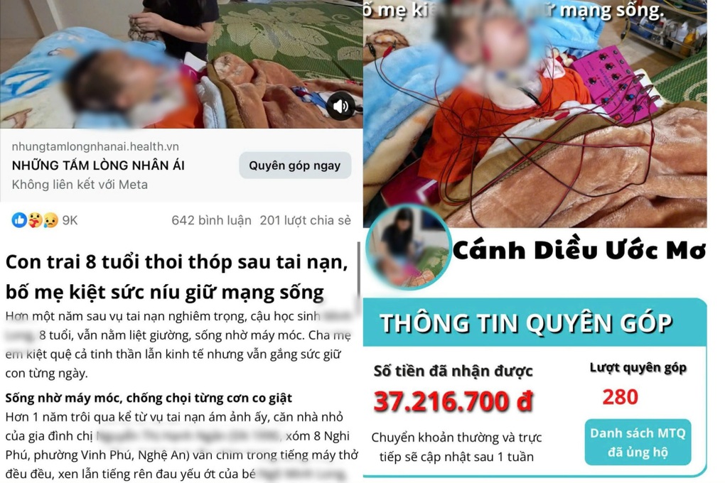 Đăng tin bịa đặt cháu bé thoi thóp sau tai nạn để lừa tiền ủng hộ - 1