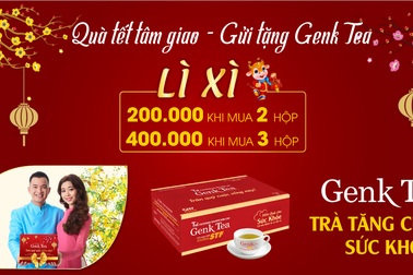 Trà Genk Tea - Quà tết tâm giao, gửi tặng tấm lòng