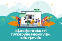 Báo Dân trí tuyển dụng 35 phóng viên, biên tập viên