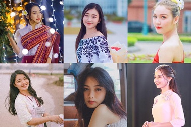 Những nữ sinh Lào xinh xắn như hot girl, gây bão cộng đồng mạng Việt
