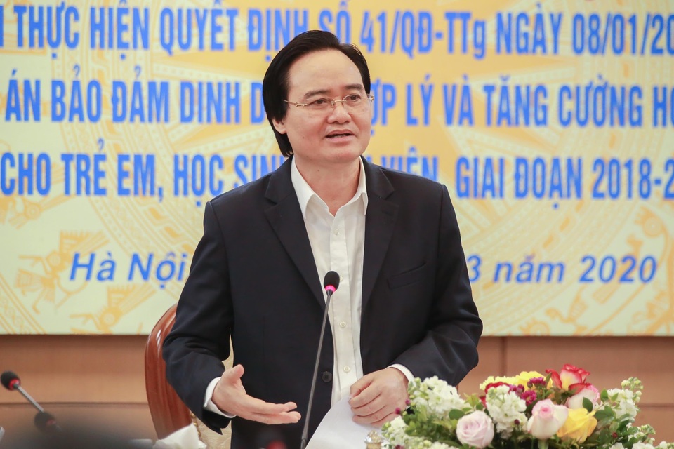 Bộ trưởng Phùng Xuân Nhạ: Triển khai mô hình thí điểm bữa ăn học đường - 1 Bộ trưởng Phùng Xuân Nhạ: Triển khai mô hình thí điểm bữa ăn học đường - 1