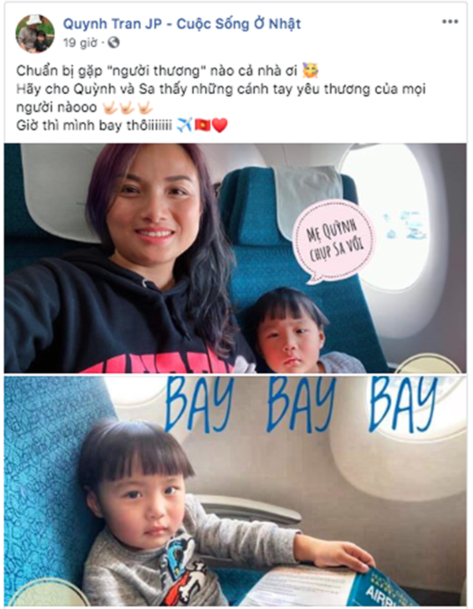 Quỳnh Trần JP và bé Sa về Việt Nam tham gia talkshow cùng NSND Hồng Vân - 2 Quỳnh Trần JP và bé Sa về Việt Nam tham gia talkshow cùng NSND Hồng Vân - 2
